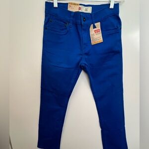 LEVI’S 511 WOMENS SLIM FIT ROYAL BLUE SIZE 12 26x26 JEANS. NWT.